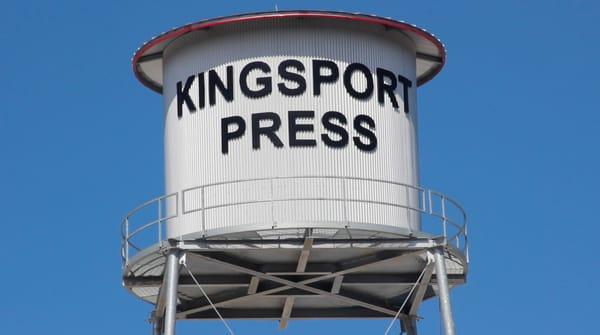 Look for the Kingsport Press water tower! We meet in the Food City shopping center right beneath it.