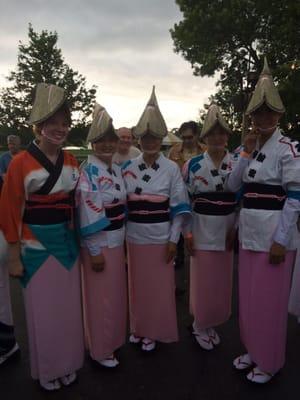 More lovely ladies in Awa Odori costumes