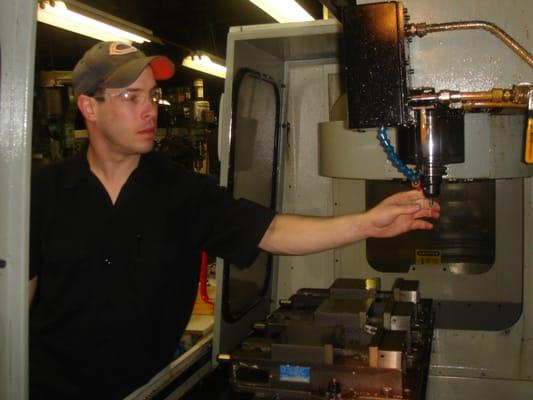 Setting up the CNC Machine