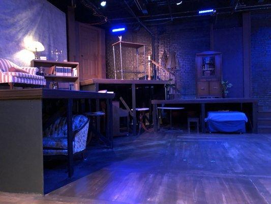 Stage set for "Fun Home"