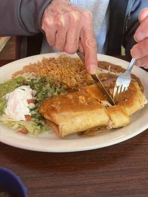 Best chimichanga and green chili ever!!!