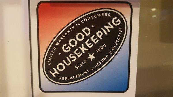 Buyer assurance A product with the Good House Keeping seal is different from others