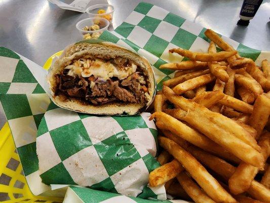 Brisket and Fries on point