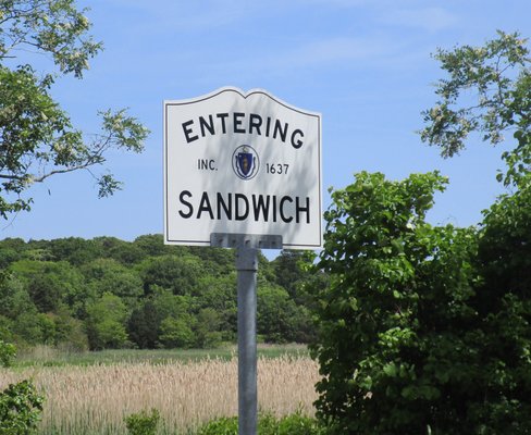 Entering Sandwich from Barnstable.