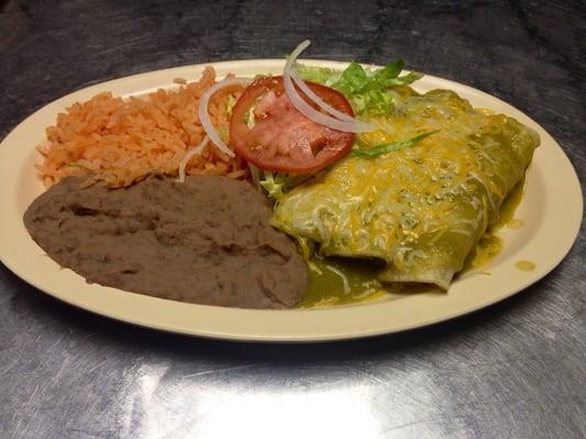 Verde Chicken Enchiladas are the best!