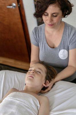 pediatric massage therapy