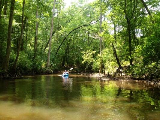 Kayak, canoe or fish Autauga Creek on the Alabama Scenic River Trail.  Located just 5 minutes from Kountry Air RV Park.