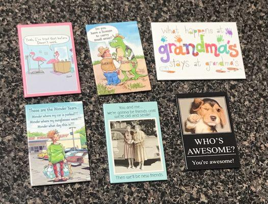 Cute magnets make a fun gift idea!