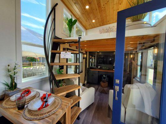 Inside tiny home