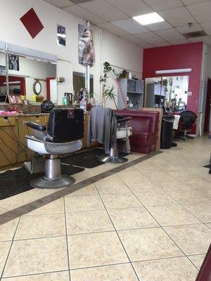 Hair cut area