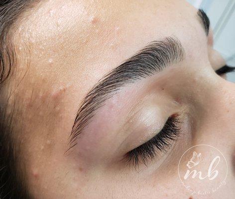 Teen brow shaping