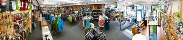 Panoramic view - new & used apparel & gear. The nations #1 used gear store by Backpacker Magazine.