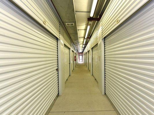 Row of internal storage units