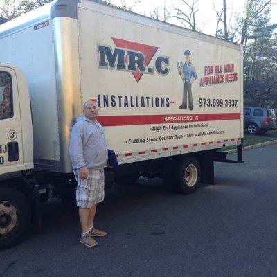 Owner Conrad and the truck.