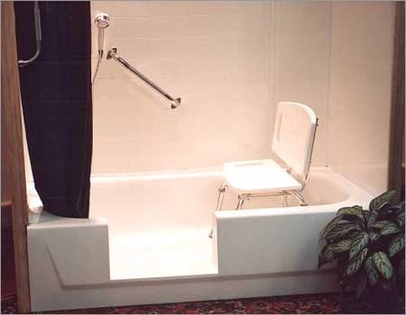 Convert your tub to a step in shower.  One day process. Save Thousands of Dollars compared to a complete shower remodel.