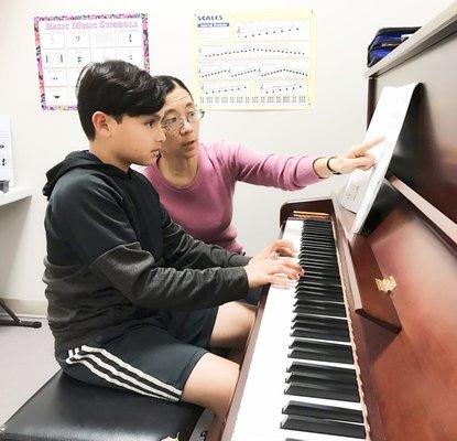 Piano lesson