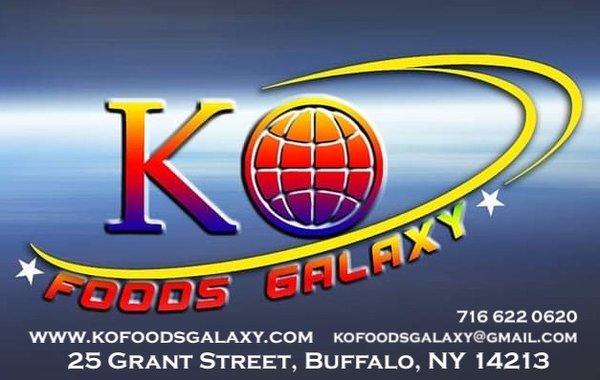 KO Foods Galaxy
 716 622 0620
 www.kofoodsgalaxy.com
 kofoodsgalaxy@gmail.com