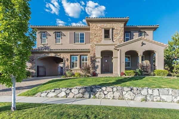 Stunning Toll Brothers home privately located in a gated community of Somersett. The open floor plan impresses with hardwood ...