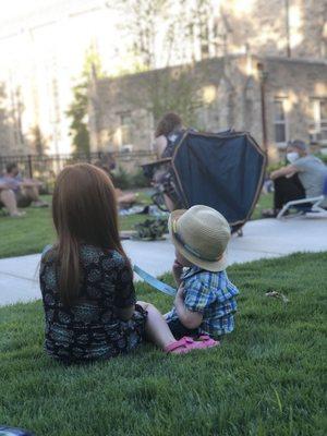 Outdoor Eucharist service