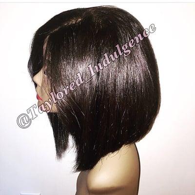 Full wig with lace frontal