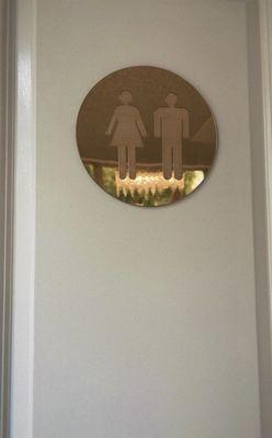 Unisex Bathrooms for clients ( 2 Bathrooms available)