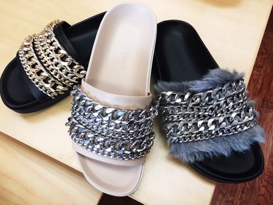 Kendall & Kylie slides. So trendy right now.