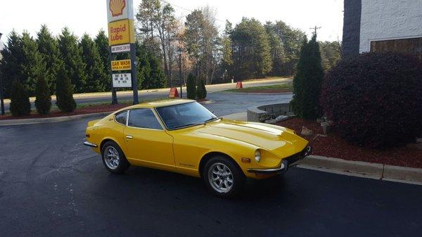 Classic 240Z At the Shell in Fort Mill