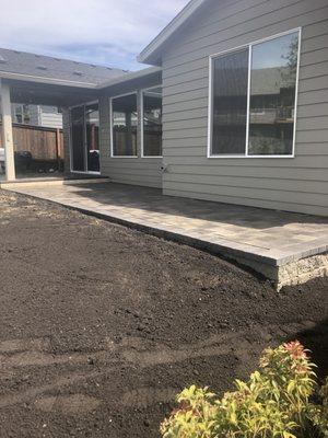 Paver patio!