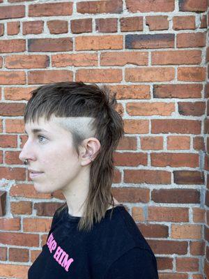 Custom mullet by Amanda Nicole