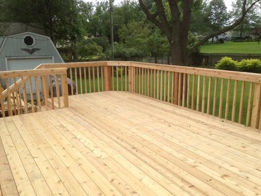 New Cedar Deck!