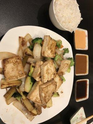 Hibachi tofu special