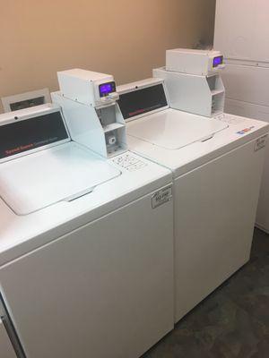 Washers & dryers take credit cards!