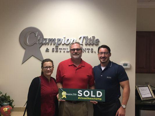 Thanks for all you did Brandon! We sincerely appreciate your knowledge of the market to get us top dollar for our home.