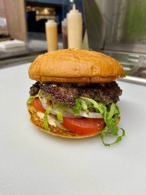 Plain Hamburger with House Speical Sauce