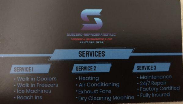 Services provided