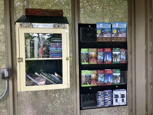 Little book library and brochures