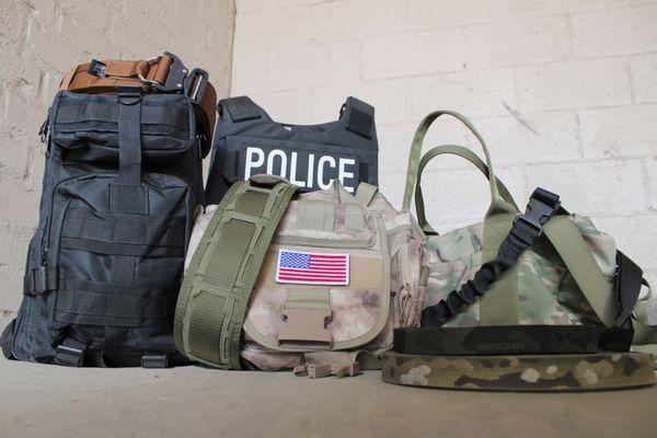 Tactical Gear made on location in the USA