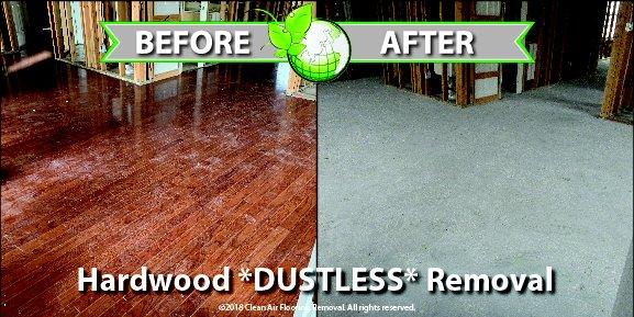 Dust Free Hardwood Floor Removal