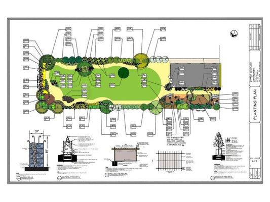 Landscape Planting design