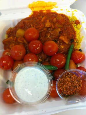 Chicken Vindaloo lunch