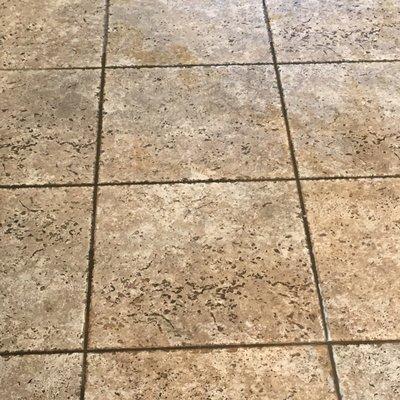 After tile cleaning