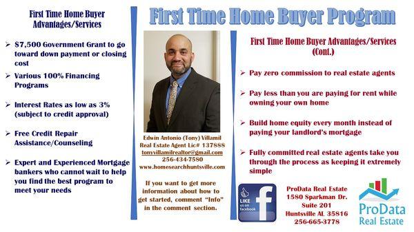 First Time Home Buyer Program