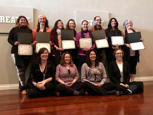 2016 Yoga & Meditation teacher training graduates