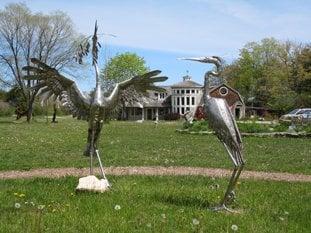 Gardens in front of the gallery