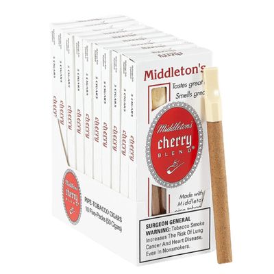 Middleton Cherry Pipe Tobacco Cigars 50 CT