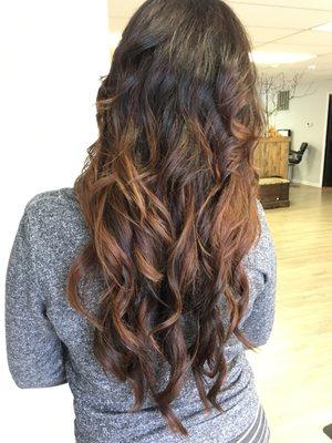 Extensions, color and cut by Mckenzie Eddy