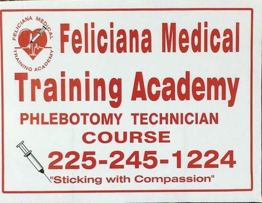 Phlebotomy Technician Course starts January 15,2018. For more information call 225-245-1224.