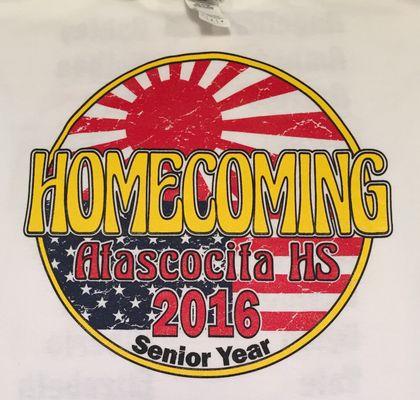 Homecoming t-shirts for Atascocita High School