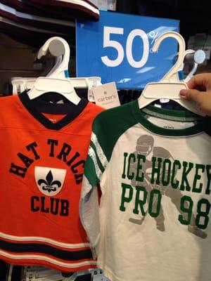 Hockey tees: 50% off