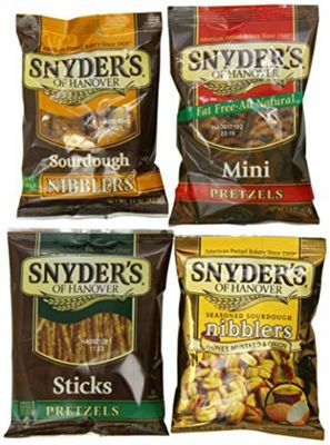 We distribute a large selection of SNYDER'S pretzels.